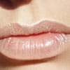 Close-up of full lips