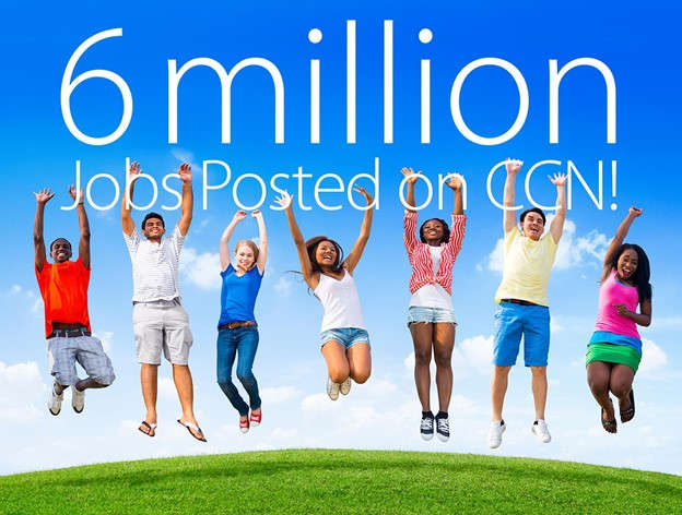 6 million Jobs Posted on CCN poster.