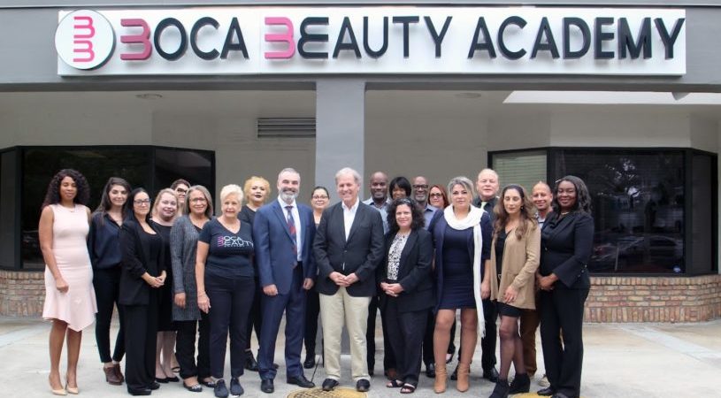 Boca Beauty Academy's staff standing together.
